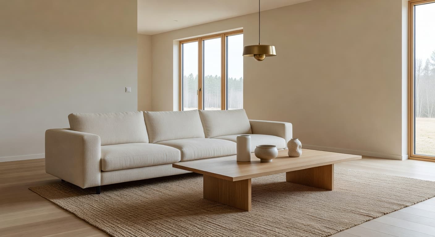 Family enjoying beautifully designed living space
